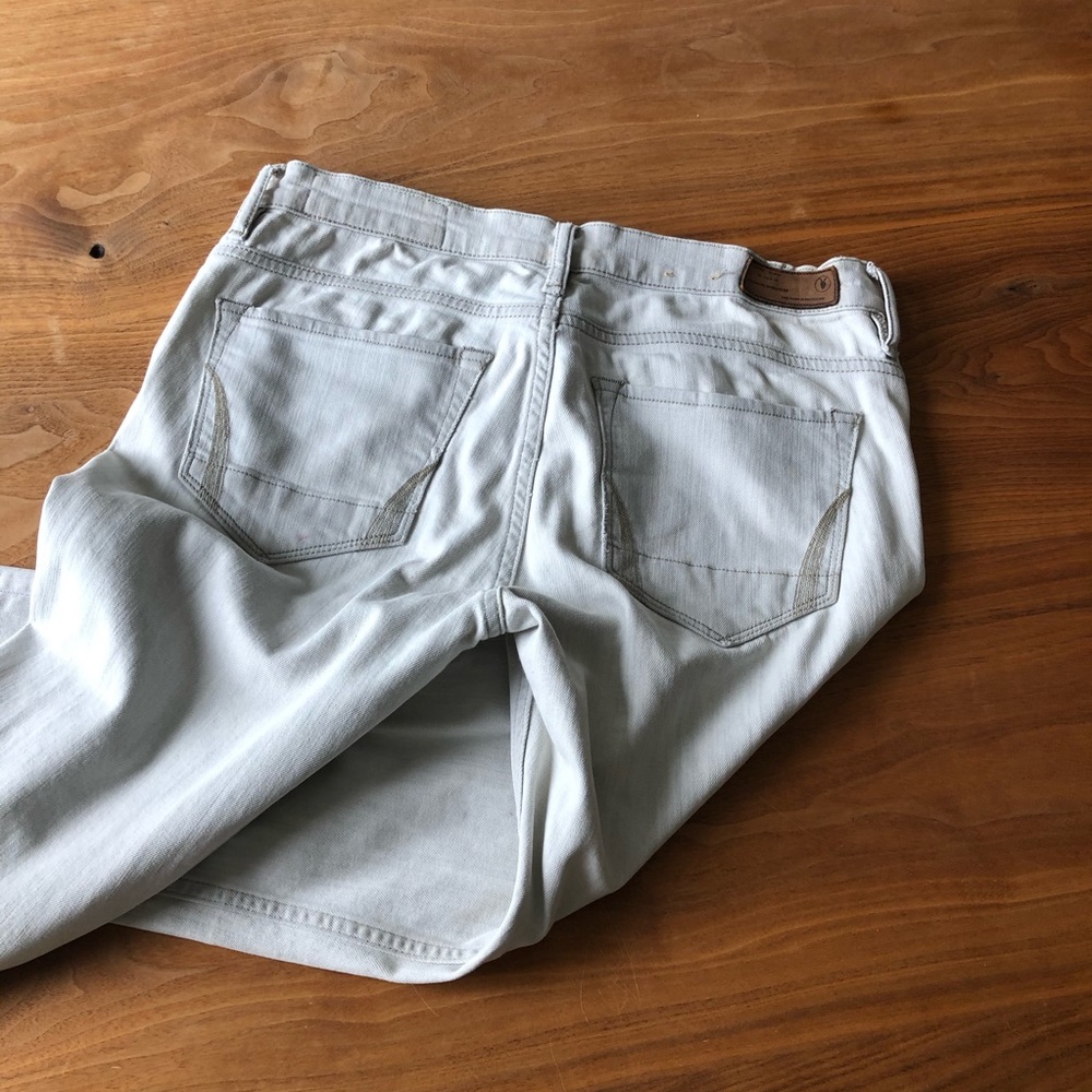 All Saints Rigger Skinny Jeans In Chalk - Picture 3 of 5